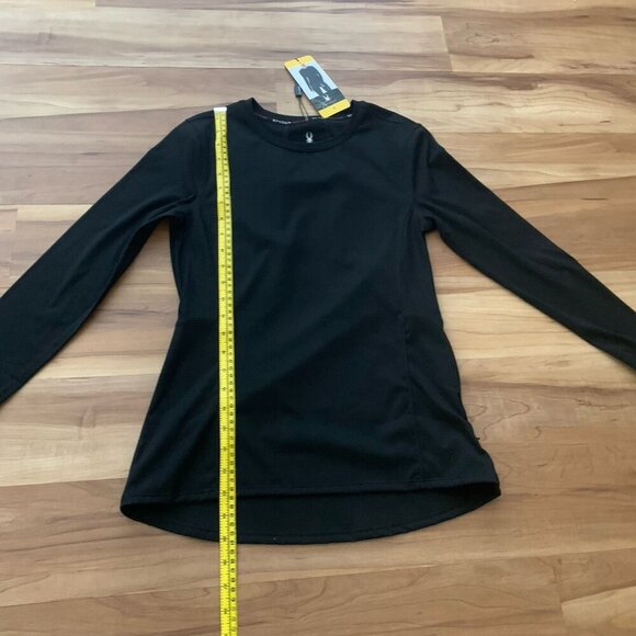 Spyder Ladies' Long Sleeve Active Top Black Size Small Nylon Spandex NWT - Picture 4 of 15